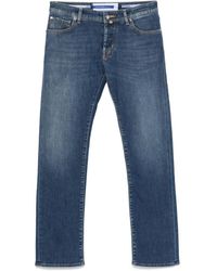 Jacob Cohen - Indigo blaue klassische fünf taschen jeans - Lyst
