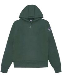 Colmar - Hoodies & Sweatvesten ,Groen ,Katoen Groene Hoodie Stijlvol Comfortabel - Lyst