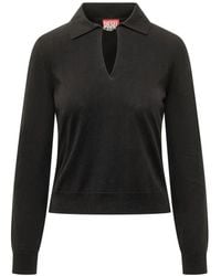 DIESEL - V-Neck Knitwear - Lyst