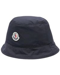 Moncler - Sombrero de pescador con parche del logo - Lyst