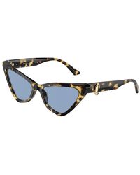 Jimmy Choo - Cat-Eye Zonnebril Met Blauwe Lenzen - Lyst
