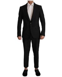 Dolce & Gabbana - Kostuums ,Zwart ,Single Breasted Suits - Lyst