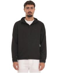 BOSS - Jassen ,Zwart ,Polyester L Commuter Hooded Harrington Jas - Lyst