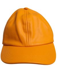 Dolce & Gabbana - Logo Details Baseball Cap Oranje Stijlvol - Lyst