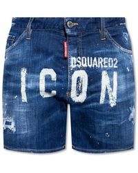 DSquared² Dan Commando Shorts - Blau