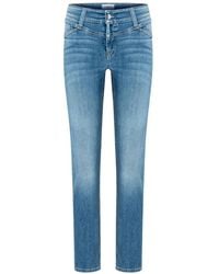 Cambio - Slim-fit superstretch seam shaping jeans - Lyst