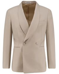 Tagliatore - Kostuums ,Wol Double-Breasted Blazer - Lyst