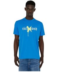 John Richmond - T-shirt con stampa grafica - Lyst