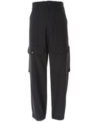 MSGM - Wide Trousers - Lyst