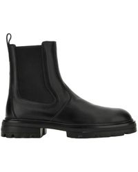 Hogan - Contemporary Calfskin Ankle Boots - Lyst