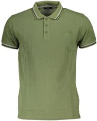 Roberto Cavalli - Tops ,Groen ,Katoen Groen Katoenen Polo Shirt - Lyst