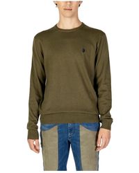 U.S. POLO ASSN. - Grüner pullover mit langen ärmeln - Lyst