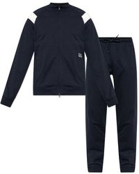 EA7 - Fitness ,Blauw ,Katoen Core Identity Cotton Tracksuit - Lyst