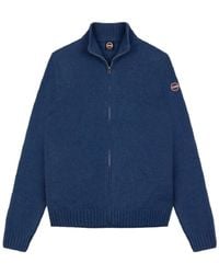 Colmar - Blaue kaschmir-mischung reißverschluss pullover - Lyst