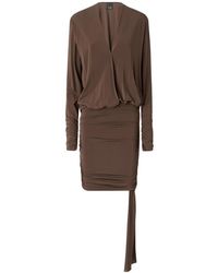 Pinko - Kleedjes ,Bruin ,Midi Jurken - Lyst