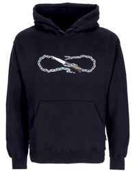 Propaganda - Hoodies & Sweatvesten ,Zwart ,Katoen Zwarte Logo Chain Hoodie - Lyst
