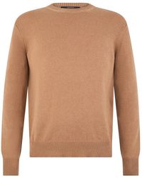 Herno - Truien & Vesten ,Kasjmier Trui Met Ronde Hals - Lyst