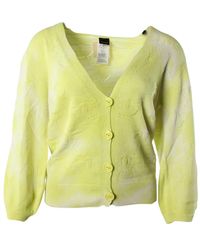 Pinko - Truien & Vesten ,Geel ,Polyester Geel Vest - Lyst