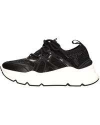 Emanuélle Vee - Sneakers Aus Leder Und Stoff - Lyst
