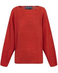 Cortana - Jersey rojo de alpaca y lana merino - Lyst