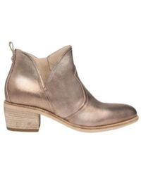 Nero Giardini - Metallische leder stiefeletten - Lyst
