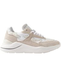 Date - Schoenen ,Wit ,Camoscio Sneaker - Lyst