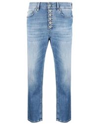 Dondup - Koons Gioiello Cropped Jeans - Lyst