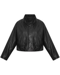AllSaints - Jassen ,Zwart ,Leer Ryder Jas - Lyst