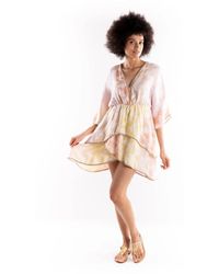 PHO® Firenze - Korte Jurk - Lyst
