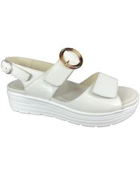 SOLIDUS - Schoenen ,Wit ,Sandaal Schoenen - Lyst