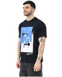 Karl Lagerfeld - T-Shirts Und Polos Schwarz - Lyst
