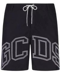 Gcds - Badmode ,Zwart ,Polyester Essentials Lounge Logo Zwemshorts - Lyst