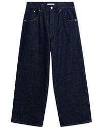 sunflower - Jeans ,Blauw ,Katoen Wijde Pijp Fluwelen Broek Blauw - Lyst