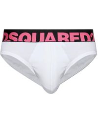 DSquared² - Cotton Logo Briefs - Lyst