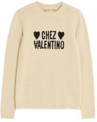 Valentino Garavani - Round-Neck Knitwear - Lyst