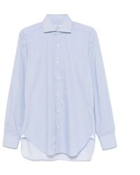 Barba Napoli - Italienische baumwollhemd für lässigen stil - Lyst