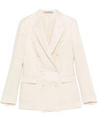Tagliatore - Jassen ,Wit ,Leer Parigi Blazer - Lyst