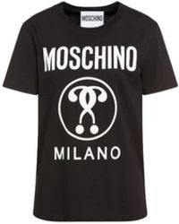 Moschino - Double question logo t-shirt - Lyst