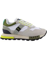 Blauer - Weiß grün stylische sneakers - Lyst