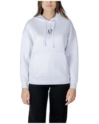 ARMANI EXCHANGE - Hoodie Met Lange Mouwen En Slip-On Sluiting - Lyst
