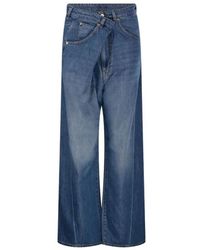 DARKPARK - Ines Fold Over Tencel Denim - Lyst