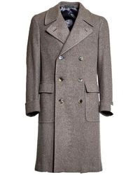 Caruso - Double-Breasted Coats - Lyst