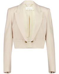 Zimmermann - Jassen ,Wol Hypnotic Cropped Blazer - Lyst