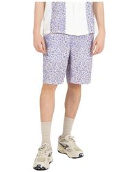 Edwin - Korte Broeken ,Veelkleurig ,Katoen Bermuda Shorts - Lyst