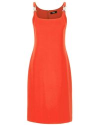 Versace - Kleedjes ,Oranje ,Korte Jurk - Lyst
