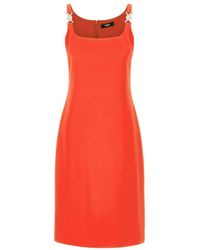 Versace - Kleedjes ,Oranje ,Korte Jurk - Lyst