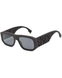Fendi - Schwarze sonnenbrille mit original-etui - Lyst
