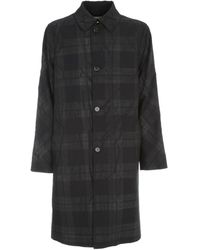 Marni Tropical Wool Single Breasted Coat - Blauw
