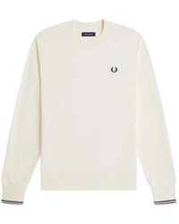 Fred Perry - Felpa Girocollo - Lyst
