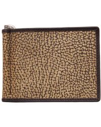 Borbonese - Accessoires ,Bruin Portemonnee Met Kaarthouder - Lyst